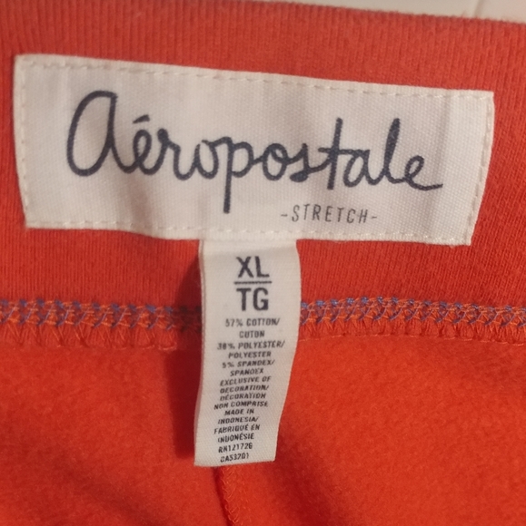 Aeropostale XL Skinny Sweatpants Red - Picture 2 of 4